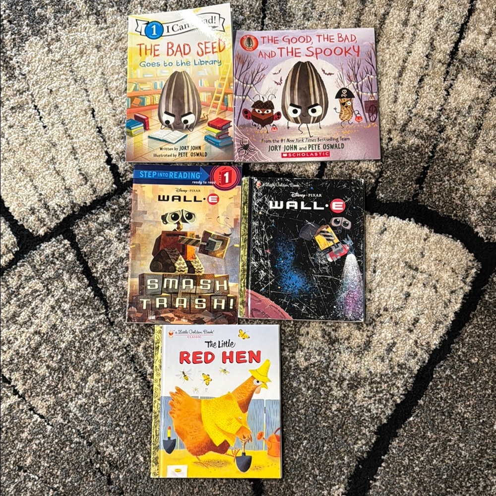 Children's Book Bundle with Wall-E and More